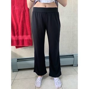 Black Flare Athletic Leggings